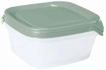 Maisto dėžučių rinkinys Curver Fresh & Go 0808559A87, 0.8 l, 15.5 cm x 15.5 cm, žalia sp., 3 vnt.