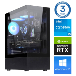 Stacionarus kompiuteris Intop RM54088 Intel Core i5-13400F, DDR4 32 GB, SSD+HDD 500 GB 2 TB, Nvidia GeForce RTX5060 8 GB GDDR7, Windows 11 Pro