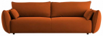 Sofa-lova Cosmopolitan Design Matera Velvet Salvador 14, terracotta sp., 108 x 240 cm x 86 cm