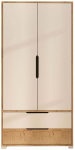 Spinta Kalune Design Flora 90, balta sp./sapphire oak sp., 45 cm x 90 cm x 183 cm