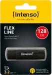 USB atmintinė Intenso Flex Line, juoda sp., 128 GB