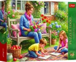 Dėlionė Trefl Family in the Garden, 68 cm x 48 cm, 1000 vnt.