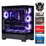 Stacionarus kompiuteris Intop RM91656 AMD Ryzen 5 7600X, DDR5 16 GB, SSD+HDD 1 TB 2 TB, AMD Radeon RX 9060 XT 16 GB GDDR6, Windows 11 Pro