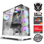 Stacionarus kompiuteris Intop RM90896NS AMD Ryzen 5 7500F, DDR5 64 GB, SSD+HDD 1 TB 2 TB, AMD Radeon RX 9060 XT 16 GB GDDR6