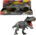 Žaislinė figūrėlė, dinozauras Mattel Jurassic World Rebirth Power Devour Tyrannosaurus Rex JGB50, 54.4 cm, pilka sp.