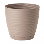 Gėlių vazonas Form Plastic Petit 3000, plastikinis, rudas