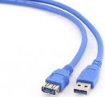 Laidas Gembird USB to USB USB 3.0 A female, USB 3.0 A male, 3 m, mėlyna sp.
