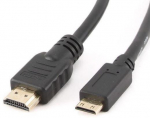 Laidas Natec NKA-0635 HDMI - mini H HDMI 19 pin male, HDMI 19 pin male, 1.8 m, juoda sp.