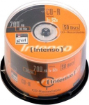 Duomenų laikmena Intenso CD-R 52x, 700 MB, 50vnt.