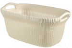 Skalbinių dėžė Curver, 40 l, balta sp., 38.5 cm x 59.5 cm
