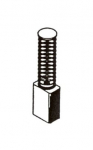 &Scaron;epetėlis Haushalt, 4.7 mm x 8 mm x 13 mm, 2 vnt.