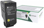 Tonerių kasetė Lexmark 10K Return Program Toner Cartridge 75B20Y0, geltona sp.