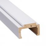 Horizontali durų stakta PerfectDoor, 84.4 cm x 14 - 18 cm x 2.2 cm, balta