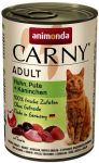 &Scaron;lapias kačių maistas Animonda Carny Adult, triu&scaron;iena/vi&scaron;tiena/kalakutiena, 0.4 kg