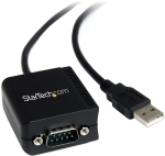 Adapteris StarTech USB to Serial RS232 ICUSB2321FIS USB, RS-232 female, 2.5 m, juoda sp.