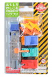 Trintukų &ndash; dėlionių rinkinys Iwako Puzzle Eraser Trailer Set, įvairių spalvų