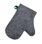 Pirties pir&scaron;tinė Flammifera, veltinis, 27 x 22 cm, pilka