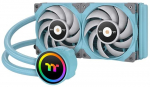 Vandens au&scaron;intuvas procesoriui Thermaltake Toughliquid 240 ARGB Sync All-in-One Turquoise, 273 mm x 27 mm