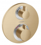 Termostatinis potinkinis mai&scaron;ytuvas Hansgrohe Ecostat S Brushed, bronzos