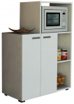 Apatinė virtuvinė spintelė Kalune Design Paris, balta, 90 cm x 41.8 cm x 123.5 cm