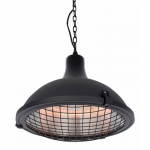 Infraraudonųjų spindulių &scaron;ildytuvas Sunred Indus II Bright Hanging Black 2100, IND-2100H, 2.1 kW, Juoda sp.