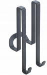 Pakaba Metaltex Lava Origin, 50 mm x 60 mm x 140 mm, juoda sp.