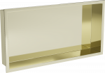 Įleidžiama sieninė lentyna Mexen X-Wall-R, 10 cm x 30 cm x 60 cm, aukso sp.