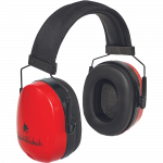 Triuk&scaron;mą slopinančios ausinės FF EMS GS-01-002, juoda sp./raudona sp., Universalus dydis