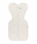 Plonas miegmai&scaron;is kūdikiui Love To Dream Swaddle UP Stretch Cotton, geltona/smėlio, 60 cm x 35 cm