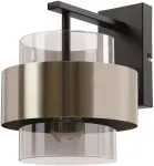 &Scaron;viestuvas sieninis Candellux Lighting Spiega 21-47076, E27, 1 x 60 W, pilka sp. / juoda sp.