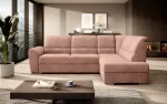 Kampinė sofa Siber Nube 24, rožinė sp., de&scaron;ininė, 186 x 270 cm x 93 cm