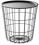 Kavos staliukas Homla Scandi, juoda sp., 41 cm x 41 cm x 41 cm