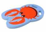 Plaukimo lenta Crab, mėlyna sp./raudona sp.
