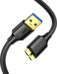 Laidas Ugreen, USB/Micro USB 3.0 Type B, 100 cm, juoda sp.