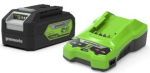 Rinkinys Greenworks GSK24B4, 24 V, li-ion, 4000 mAh
