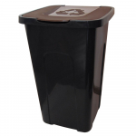 Rū&scaron;iavimo &scaron;iuk&scaron;liadėžė NoName Greg, 50 l l, ruda sp./juoda sp.