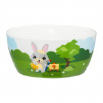 Dubenėlis Ambition Junior Betty And Bunny, 400 ml, 6+ mėn., 12.2 cm, porcelianas, mėlyna/žalia/pilka