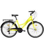 Dviratis miesto Bisan Smile, 26 ", 17'' rėmas, juoda sp./geltona sp.
