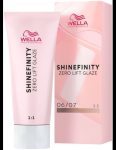 Plaukų dažai Wella Professionals Shinefinity, deep walnut sp., 06/07, 60 ml