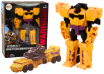 Transformeris Lean Toys 2in1 X-Warrior, 13.5 cm, geltona