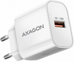 Telefono įkroviklis Axagon ACU-QC18W, USB Type A, 7.9 cm, balta, 18 W