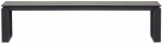 Lauko kėdė Martinus, juoda sp., 180 cm x 36 cm x 43 cm