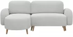 Kampinė sofa - lova Bawal Tonall 03, &scaron;viesiai pilka sp., kairinė, 150 x 230 cm x 95 cm