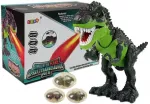 Interaktyvus žaislas dinozauras Lean Toys Simulated Flame Spray Tyrannosaurus Rex, žalia sp.