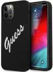 Telefono dėklas Guess GUHCP12LLSVSBW, juoda sp., Apple