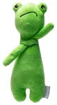 Žaislas &scaron;uniui, pliu&scaron;inis Beeztees Grumpy Froggy 619498, 30 cm, žalia sp.