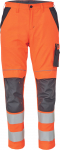 Darbo kelnės vyrams Cerva Max Vivo HV, juoda sp./oranžinė sp., 48 dydis