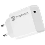 Telefono įkroviklis Natec Ribera NUC-2059, USB Type C, balta sp., 20 W