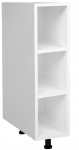 Apatinė virtuvinė spintelė Vento, balta, 15 cm x 52 cm x 82 cm