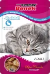 &Scaron;lapias kačių maistas Super Benek Super Chunks, triu&scaron;iena, 0.1 kg